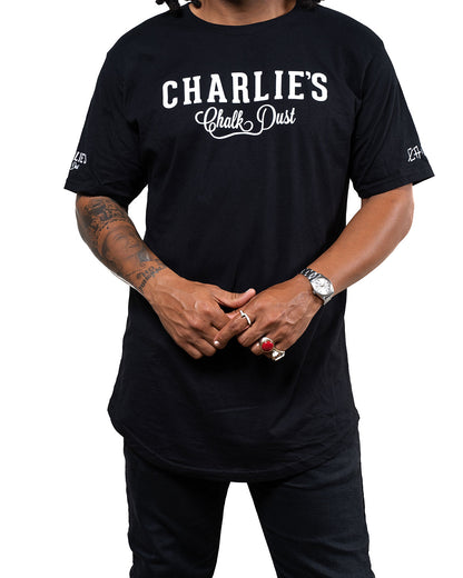 Black Scoop Neck T-Shirt