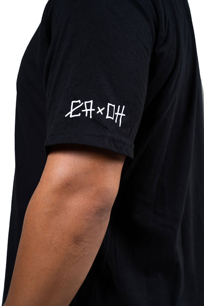 Black Scoop Neck T-Shirt
